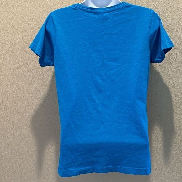 Boba Hello Kitty Official Sanrio blue Tee USA Shirt women's size medium - Picture 5 of 9